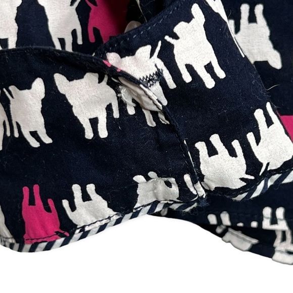 Crown & Ivy Puppy Dog Novelty Print Cotton Long Sleeve Button Up Shirt Large - Picture 7 of 9